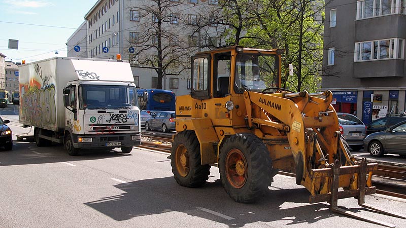 Saksalaista kalustoa ratatymaalla