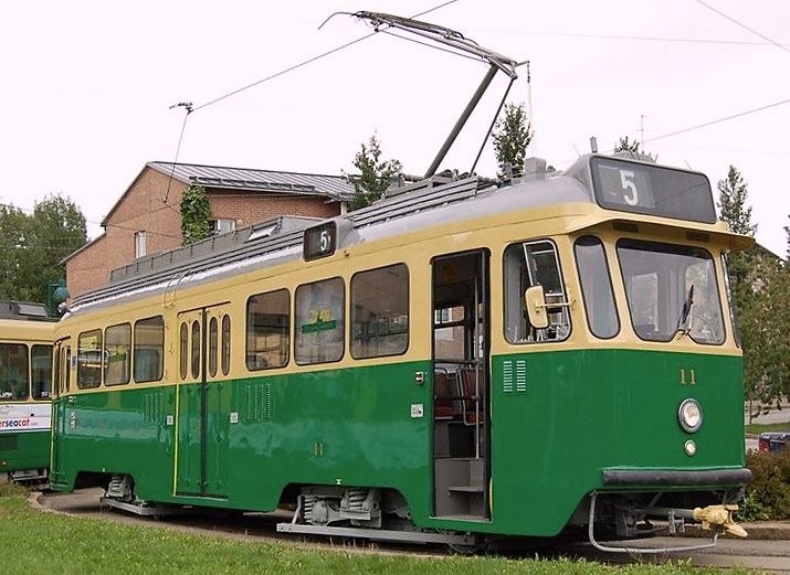 HKL 11 tilausajossa / as a charter tram 07.09.2008. Kuva / Photo  J.Nordlund.