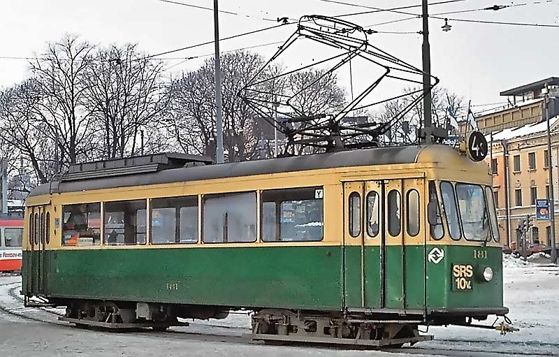 HKL 181 (museovaunu / museum tram) 17.01.1982