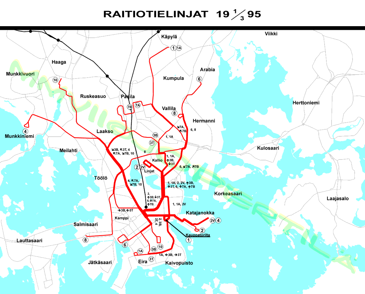 Linjat 1.3.1995