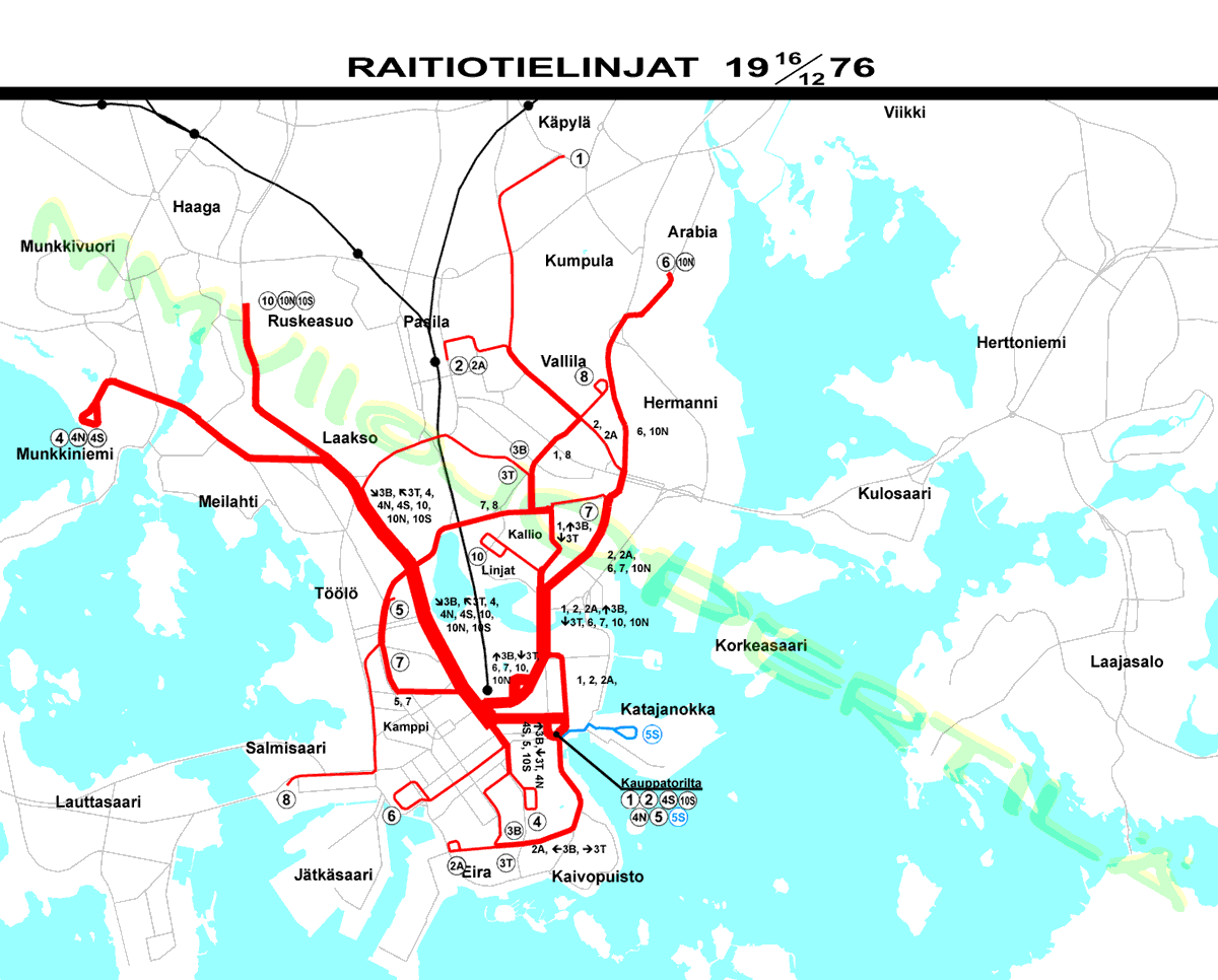 Linjat 16.12.1976